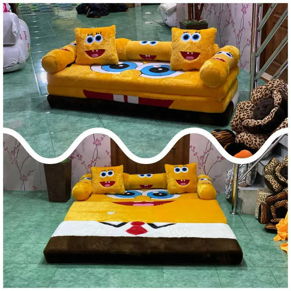 Sofá Cama Infantil Dobrável 2 em 1 - Aventura e Conforto com Personagens Favoritos! Últimas Unidades em Promoção!